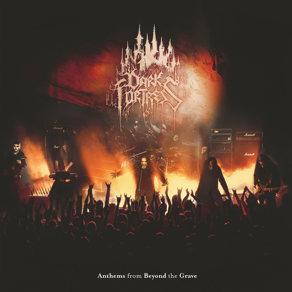 the album cover for Dark Fortress - Anthems From Beyond Grave - Live In Europe 2023