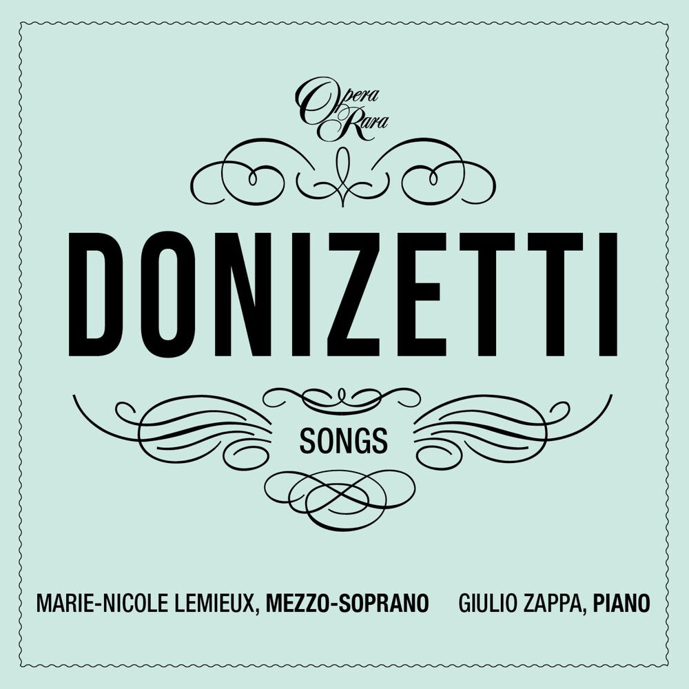 the album cover for Marie Lemieux -Nicole - Donizetti: Songs- Volume Iv