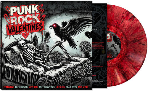 Various Artists - Punk Rock Valentines [Red Marble] Vinyl Record