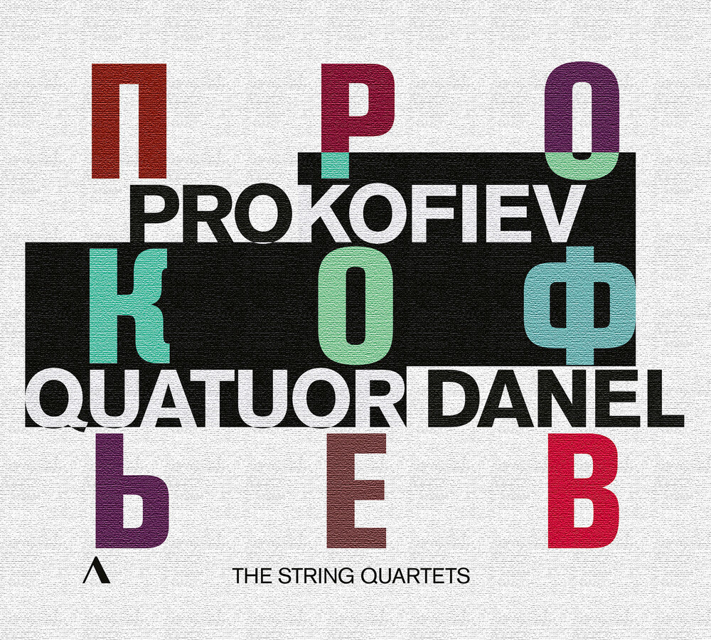 the album cover for Prokofiev / Quatuor Danel - String Quartets Visions Fugitives