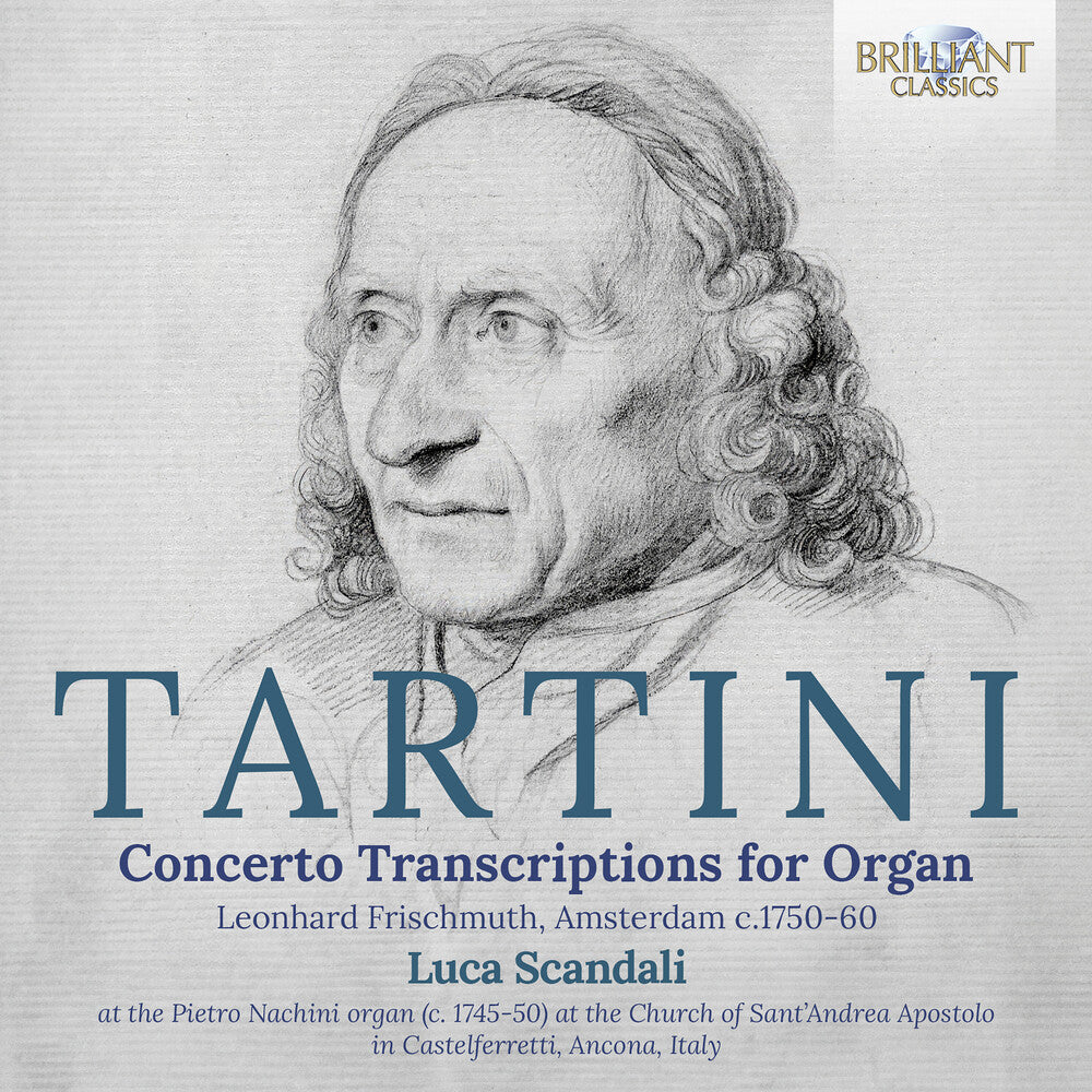 the album cover for Tartini / Scandali - Concerto Transcriptions For Organ