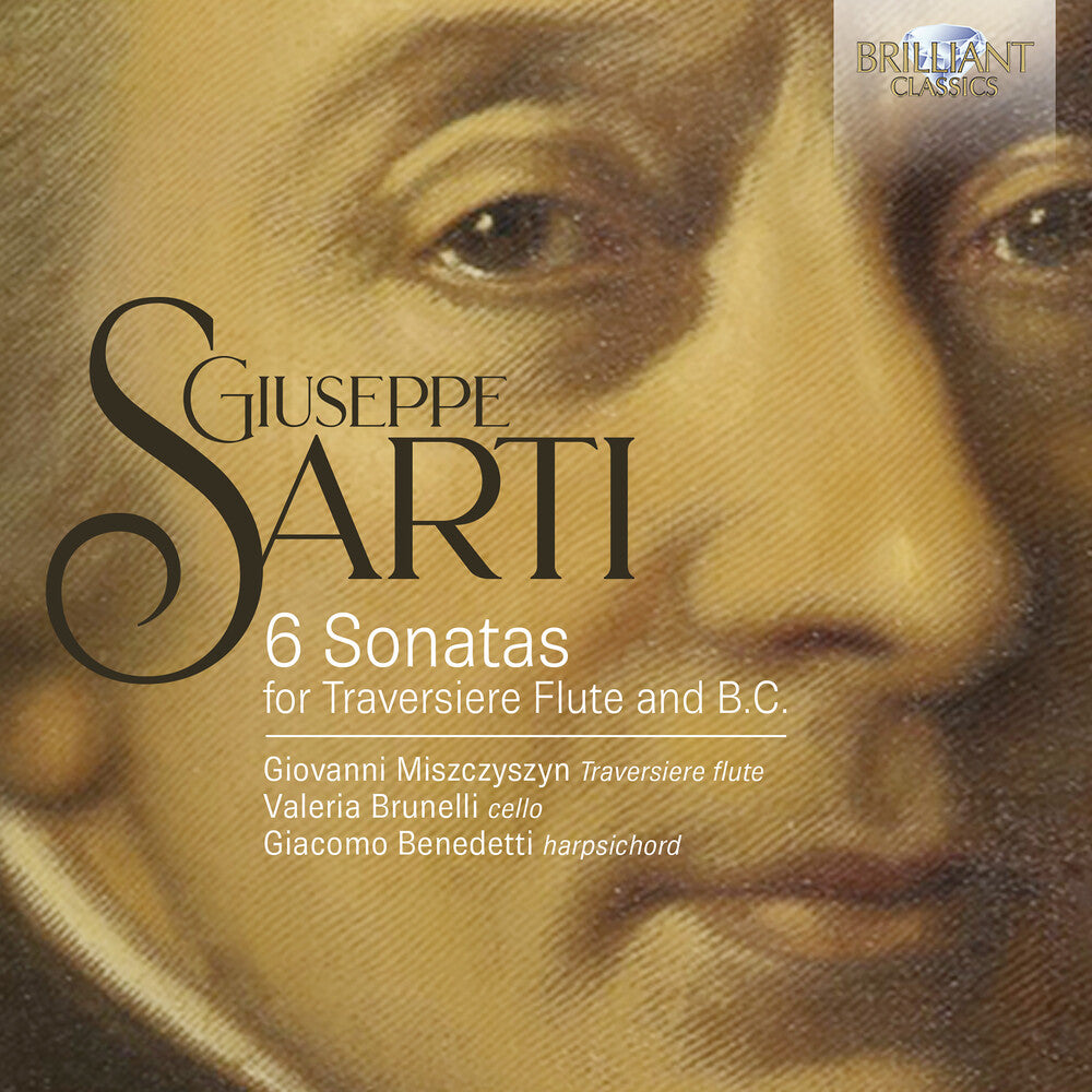 the album cover for Sarti / Miszczyszyn / Brunelli - 6 Sonatas For Traversiere Flute & B.C.