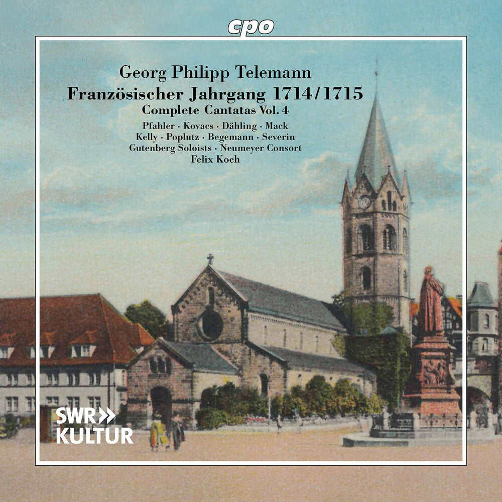 the album cover for Telemann / Neumeyer Consort - Complete Cantatas Vol. 4