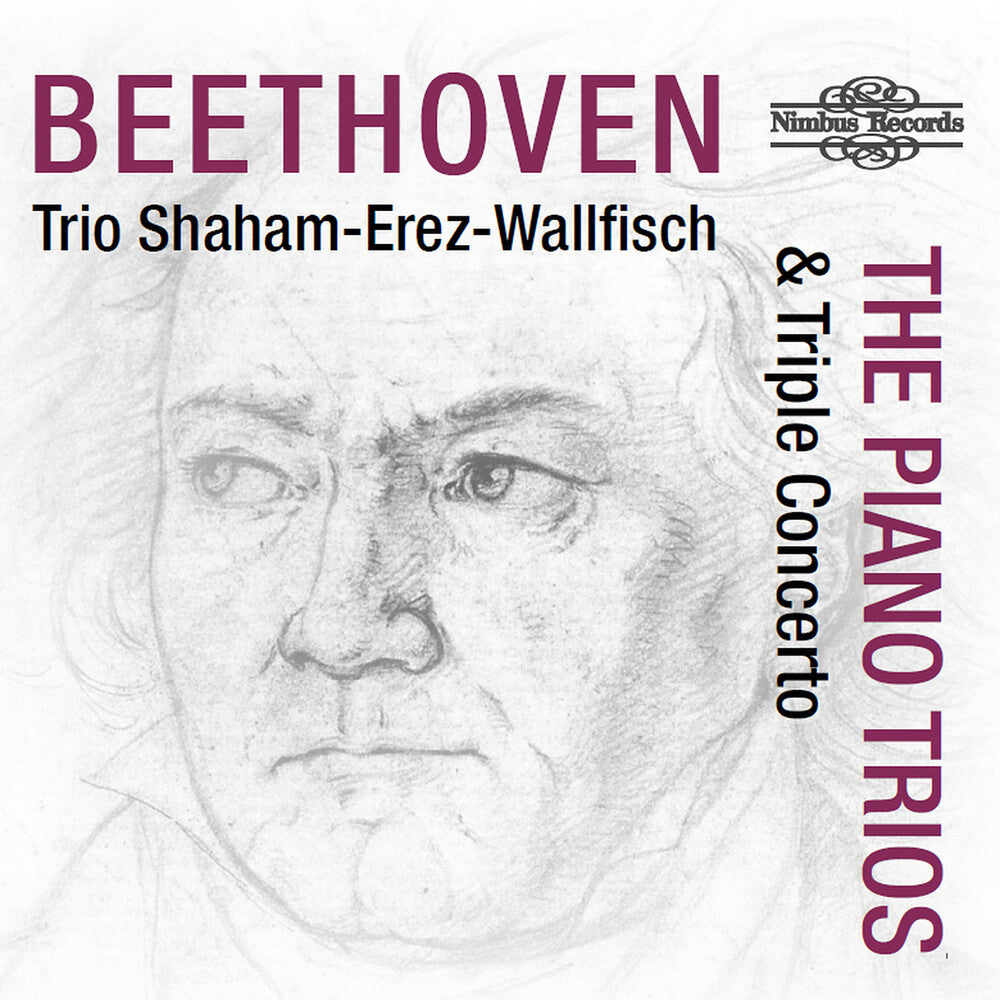 the album cover for L Beethoven .V. / Wallfisch / Erez - Piano Trios & Triple Concerto