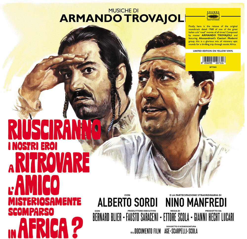 Armando Trovajoli  (Colv) (Ylw) - Riusciranno I Nostri Ero A Ritrovare L - O.S.T. [LP] Vinyl Record