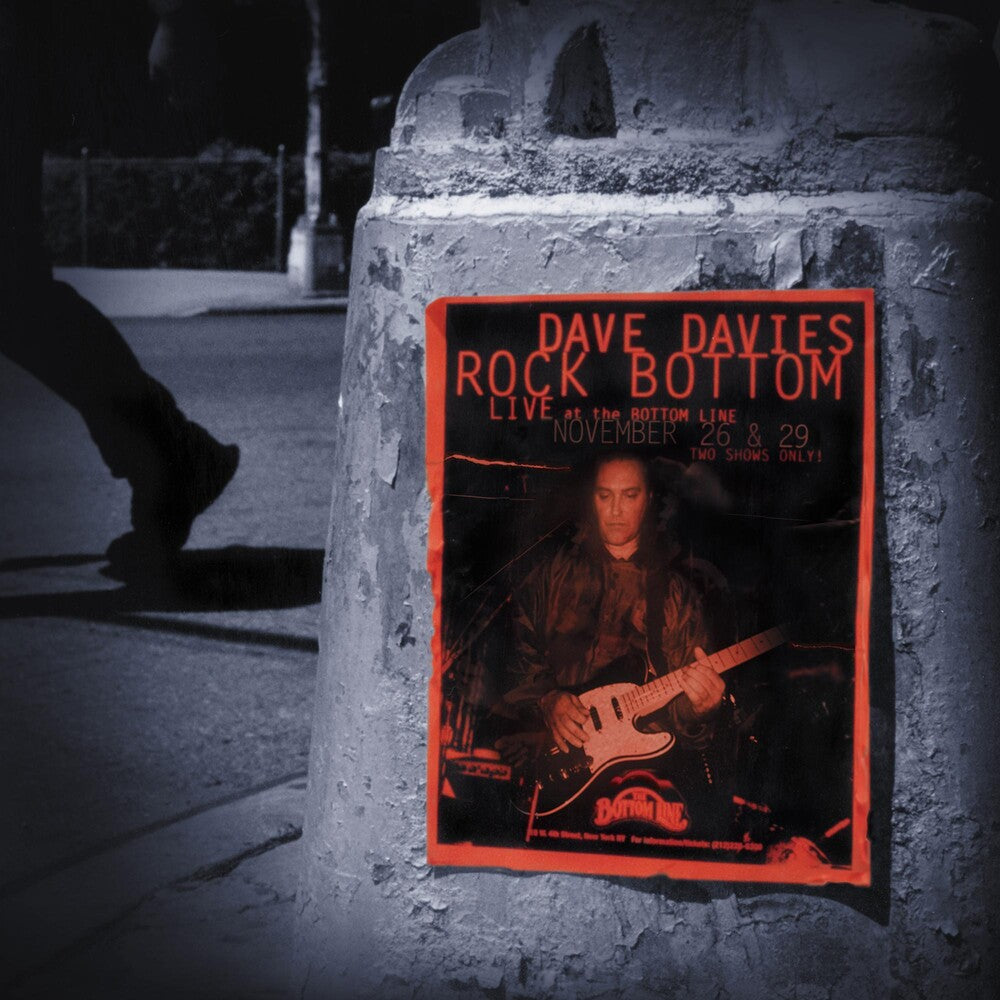 Davies, Dave - Rock Bottom: Live At The Bottom Line [LP] Vinyl Record