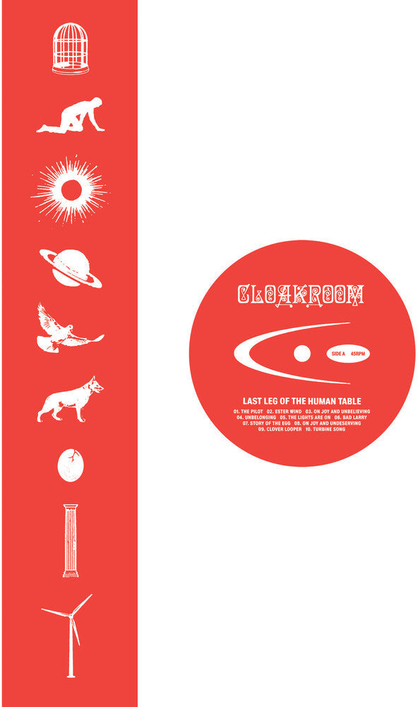 Cloarkroom - Last Leg of the Human Table [LP Clear with Silver Glitter] Vinyl Record