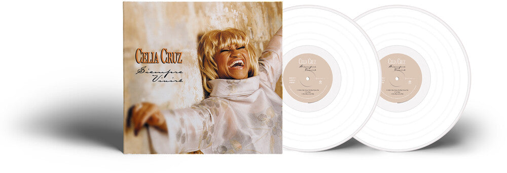 Celia Cruz - Siempre Vivire [White 2LP] Vinyl Record