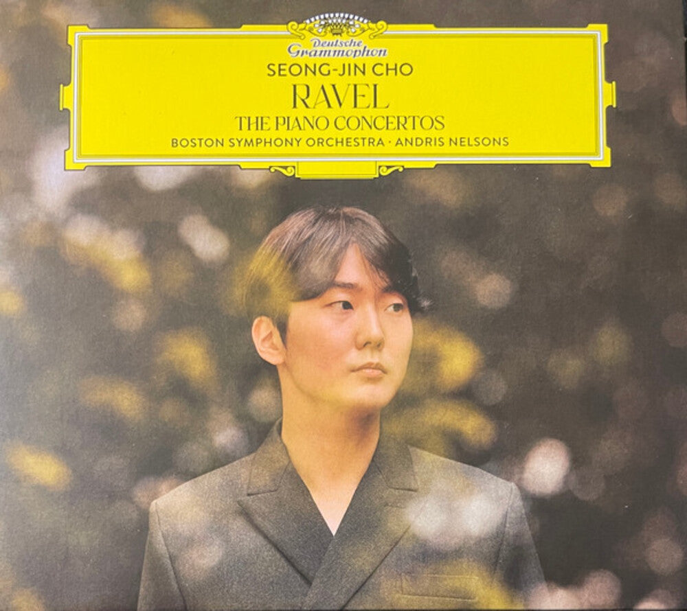 the album cover for Seong Cho -Jin / Nelsons,Andris / Boston Sym Orch - Ravel: The Piano Concertos