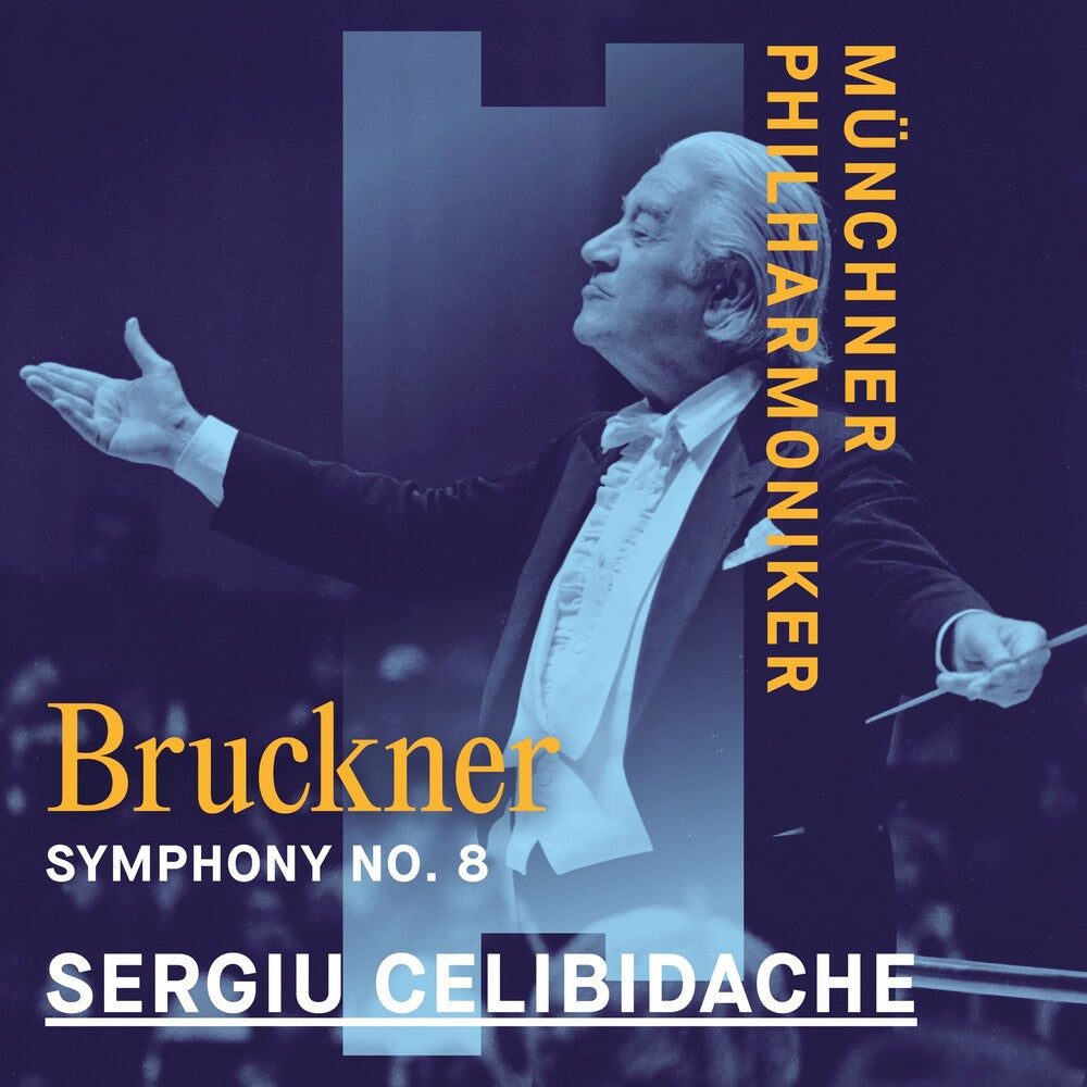 the album cover for Munchner Philharmoniker - Bruckner: Sym No 8