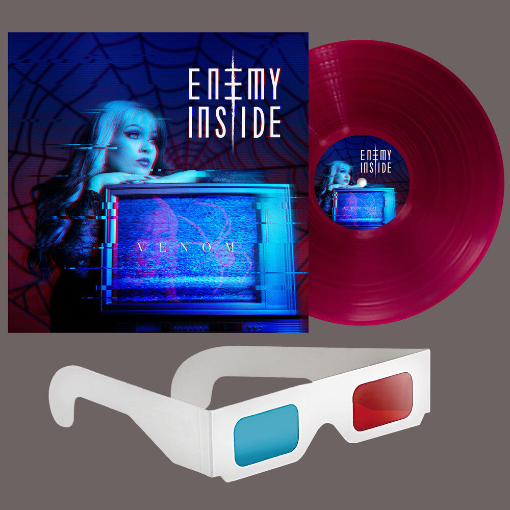Enemy Inside - Venom [Trans Violet LP with 3D glasses] Vinyl Record