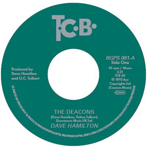 Hamilton,dave - Deacons / Pisces Pace - Vinyl Record