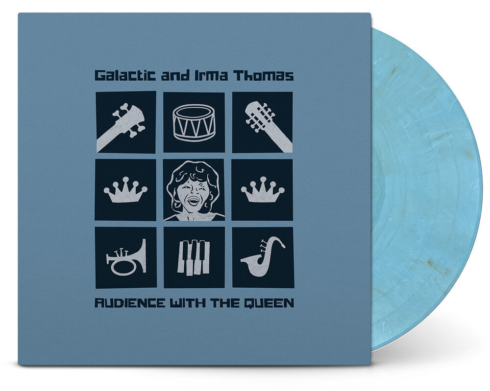 Galactic and Irma Thomas - Audience With The Queen [LP Indie exclusive Sky Blue and Gold] Vinyl Record