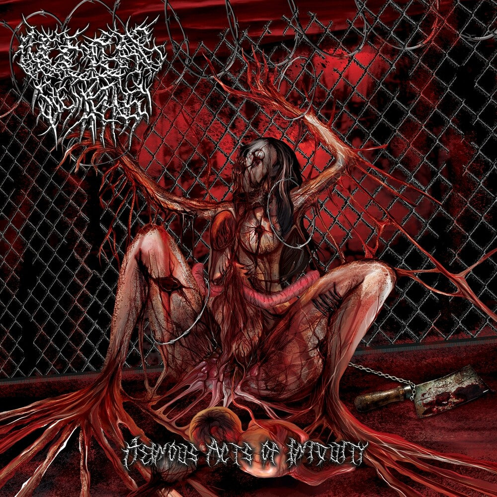 the album cover for Nuclear Remains - Heinous Acts Of Iniquity