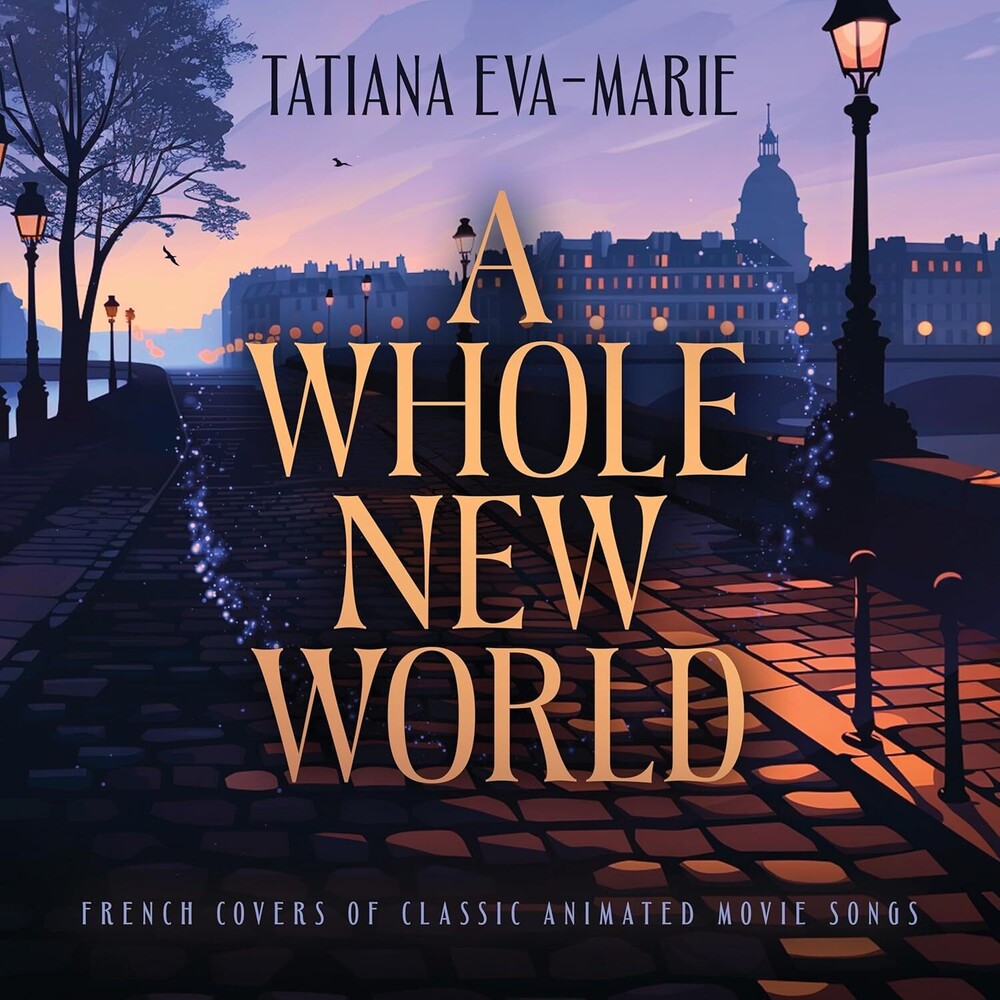 the album cover for Marie-Tatiana Eva - Whole New World: French Covers Of Classic Animated