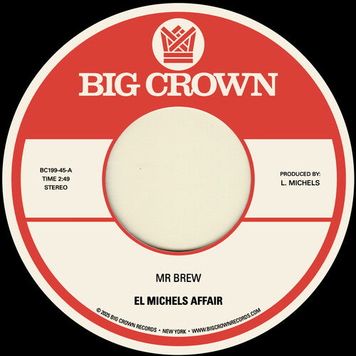 El Michels Affair - Mr. Brew B/W Kodak Vinyl Record
