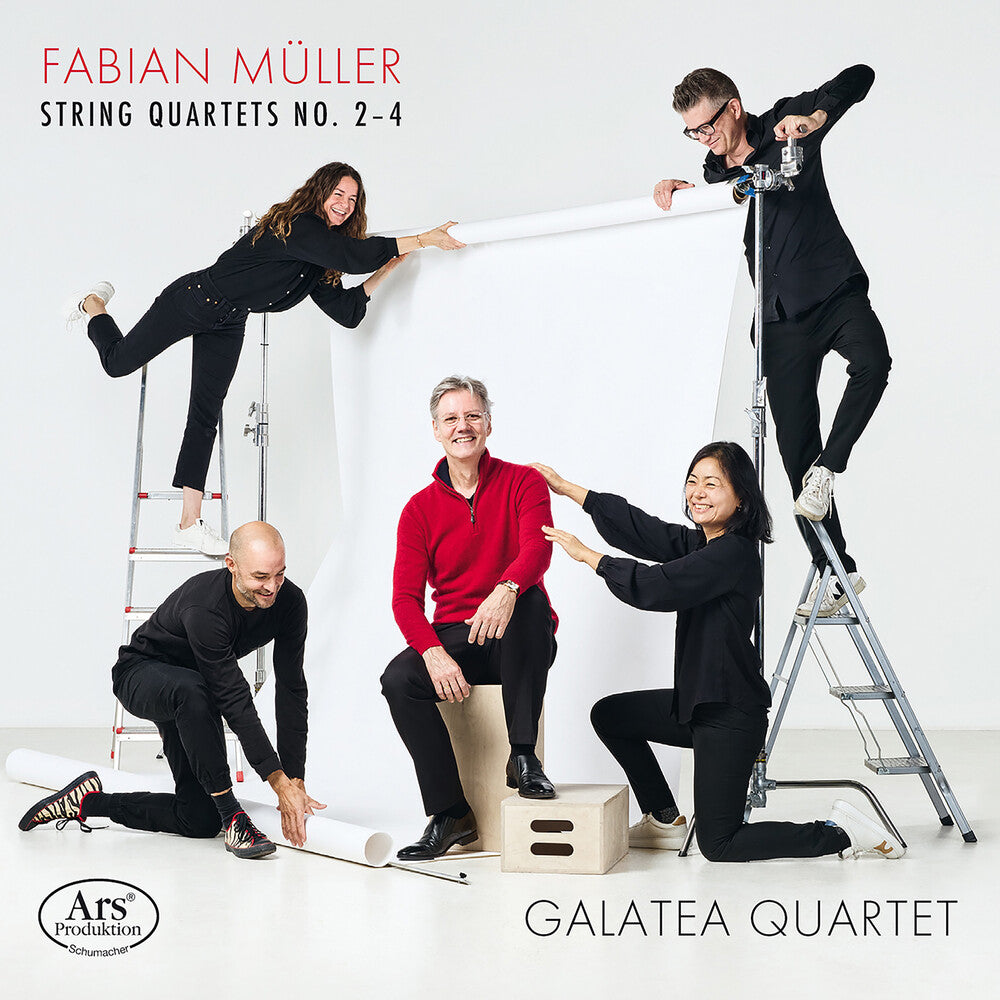 the album cover for Muller - String Quartets Nos. 2-4