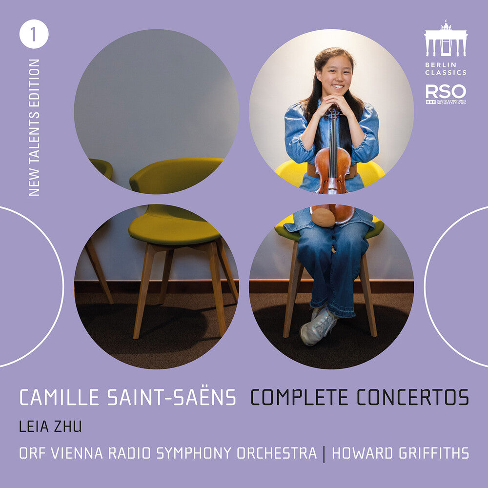 the album cover for Saint-Saens - Saint-Saens: Complete Concertos - New Talents Ed.