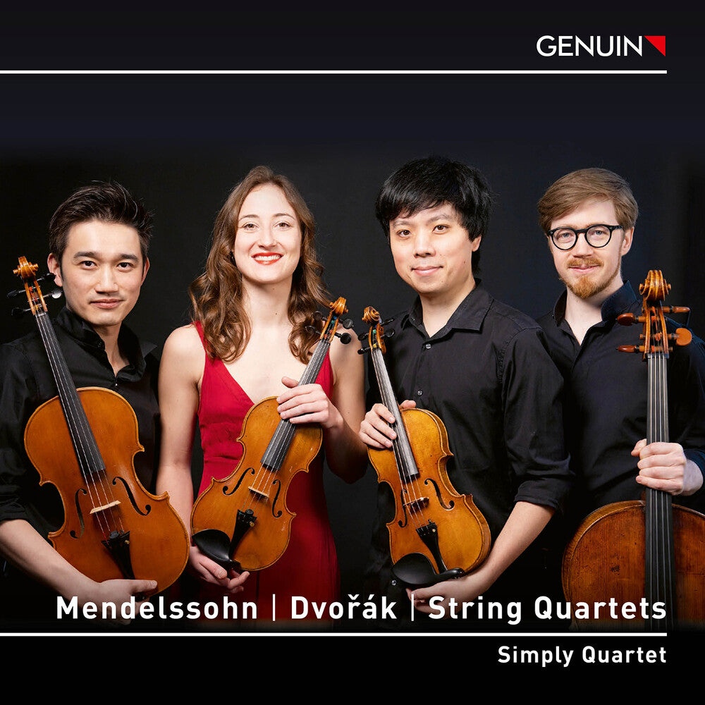 the album cover for Dvorak / Mendelssohn - Mendelssohn & Dvorak: String Quartets