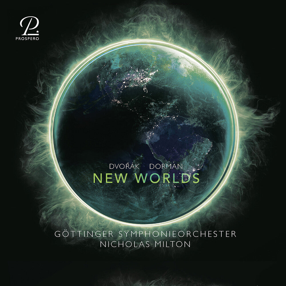 the album cover for Dorman / Dvorak - New Worlds - Antonin Dvorak: Symphony No. 9: