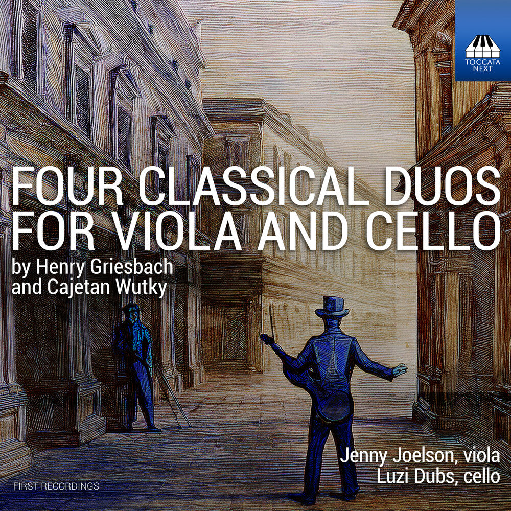 the album cover for Griesbach / Wutky - Four Classical Duos For Viola & Cello