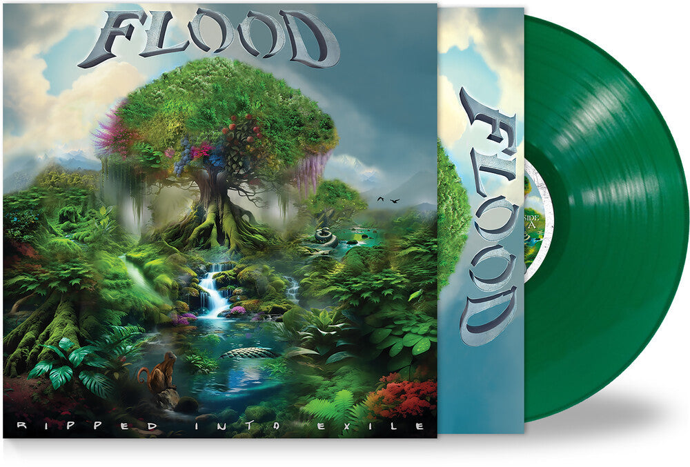 Flood - Ripped Into Exile - Green [Colored Vinyl] (Grn) [Limited Edition] Vinyl Record