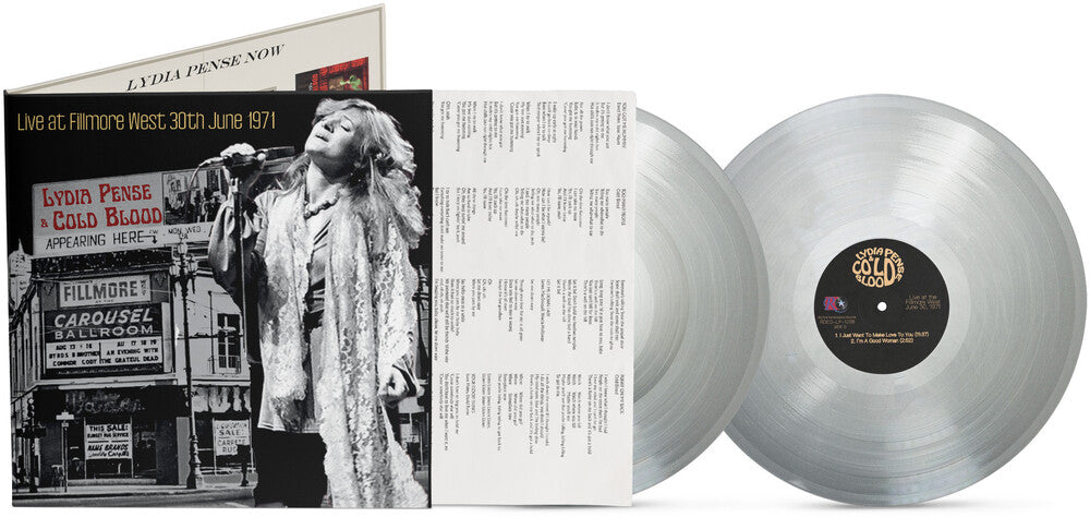 Live At Fillmore West - June 30 1971 - Silver [LP] Vinyl Record