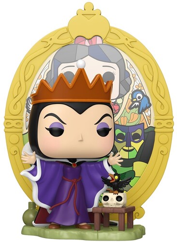 Pop Deluxe Disney Villains Snow White - Pop Dlx Villains Evil Queen Stained Glass - Collectibles
