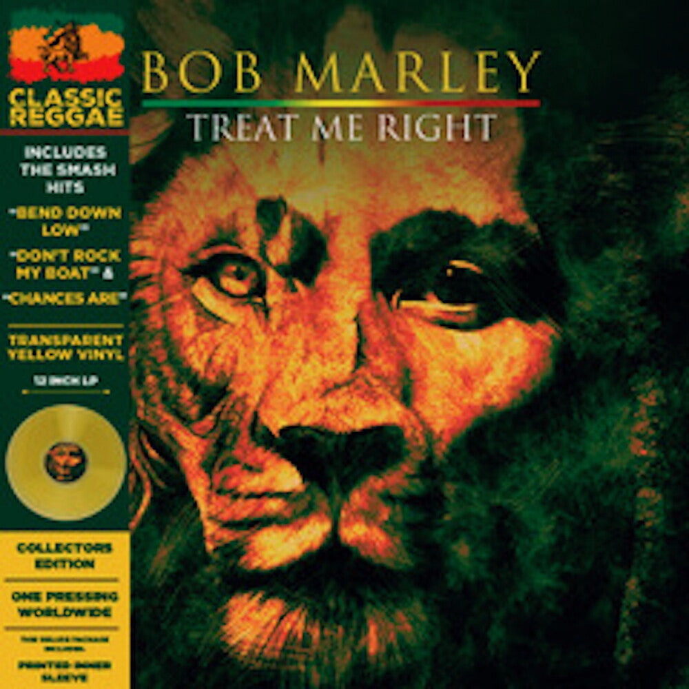 Bob Marley - Treat Me Right [Colored Vinyl] [Deluxe] [Limited Edition] (Ylw) [Remastered] Vinyl Record