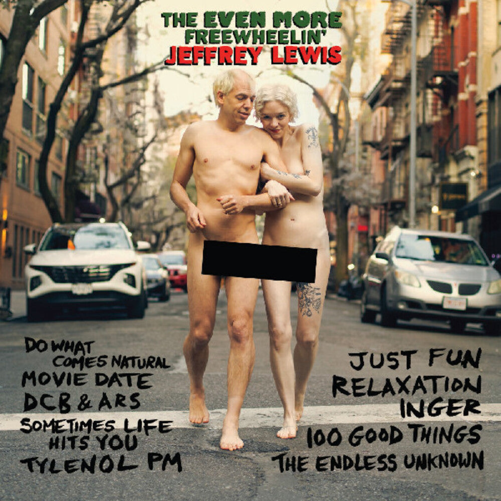 the album cover for Jeffrey Lewis - Even More Freewheelin' Jeffrey Lewis