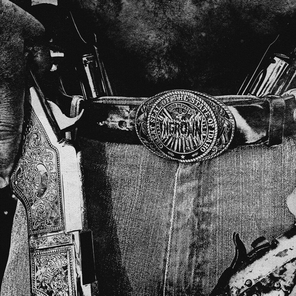 the album cover for Ingrown -  Idaho [LP Camo mix with Black Splatter]