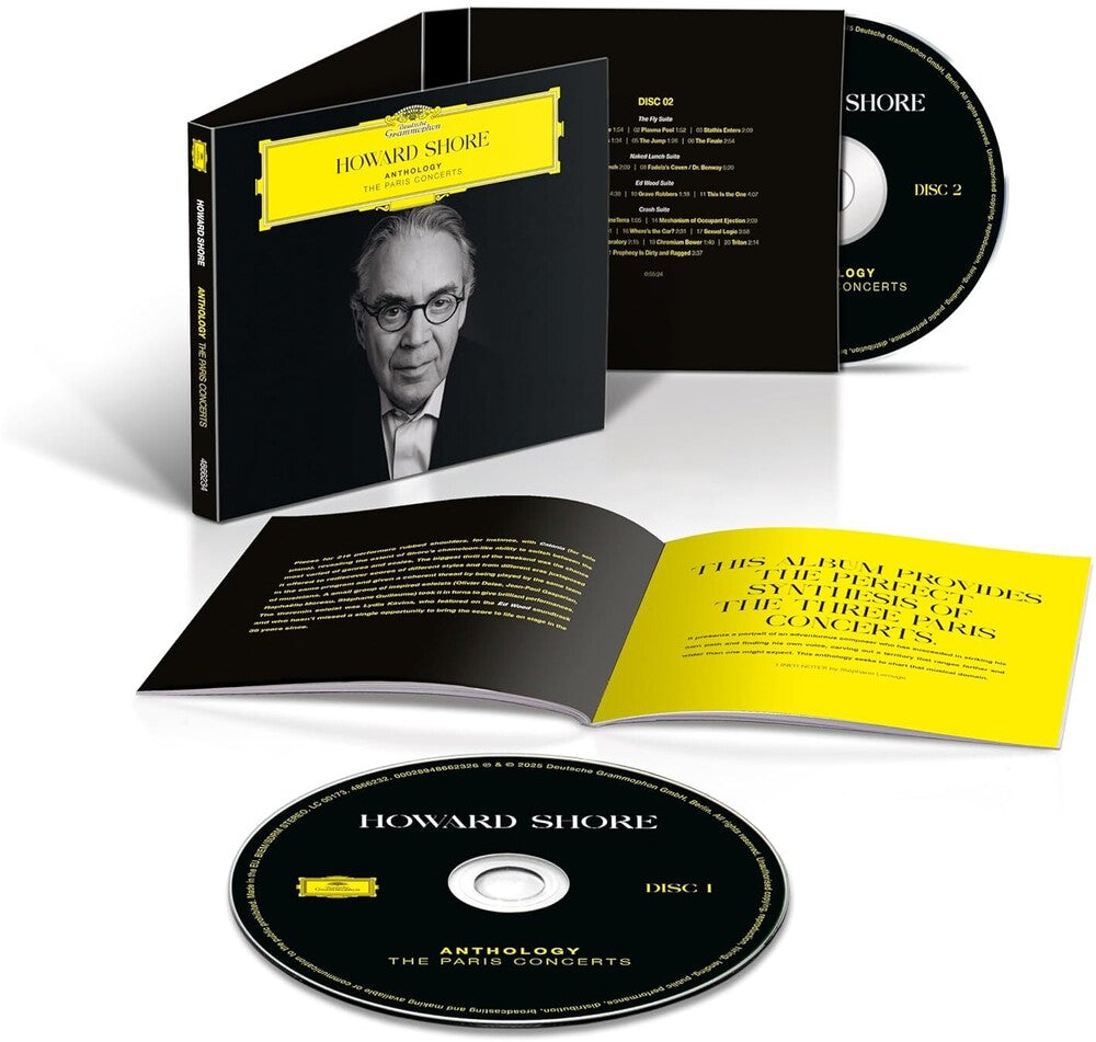 the album cover for Wicki / Orchestre Philharmonique De Radio France - Howard Shore: Anthology - The Paris Concerts