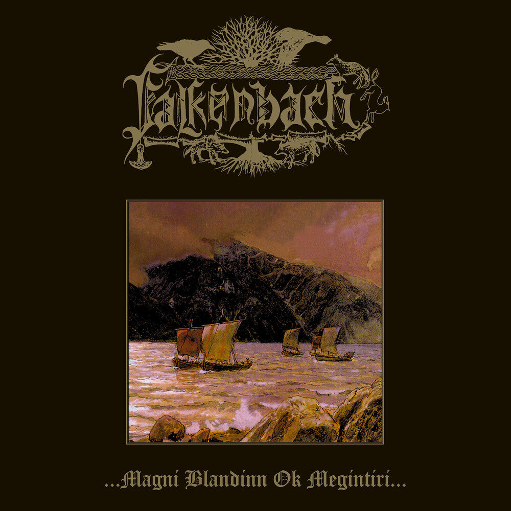 Falkenbach - Magni Blandinn Ok Megintiri - Yellow/Black [LP] Vinyl Record