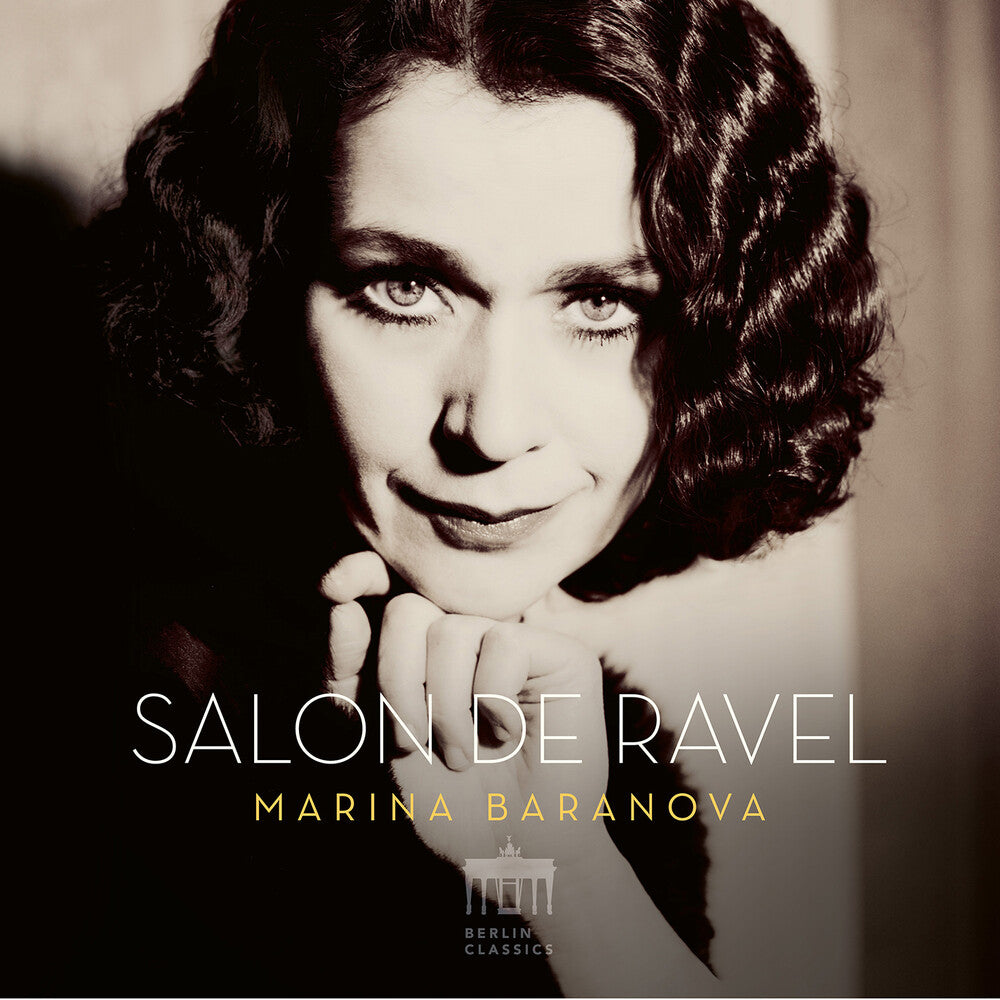 the album cover for Borodin / Chabrier / Baranova - Baranova - Salon De Ravel