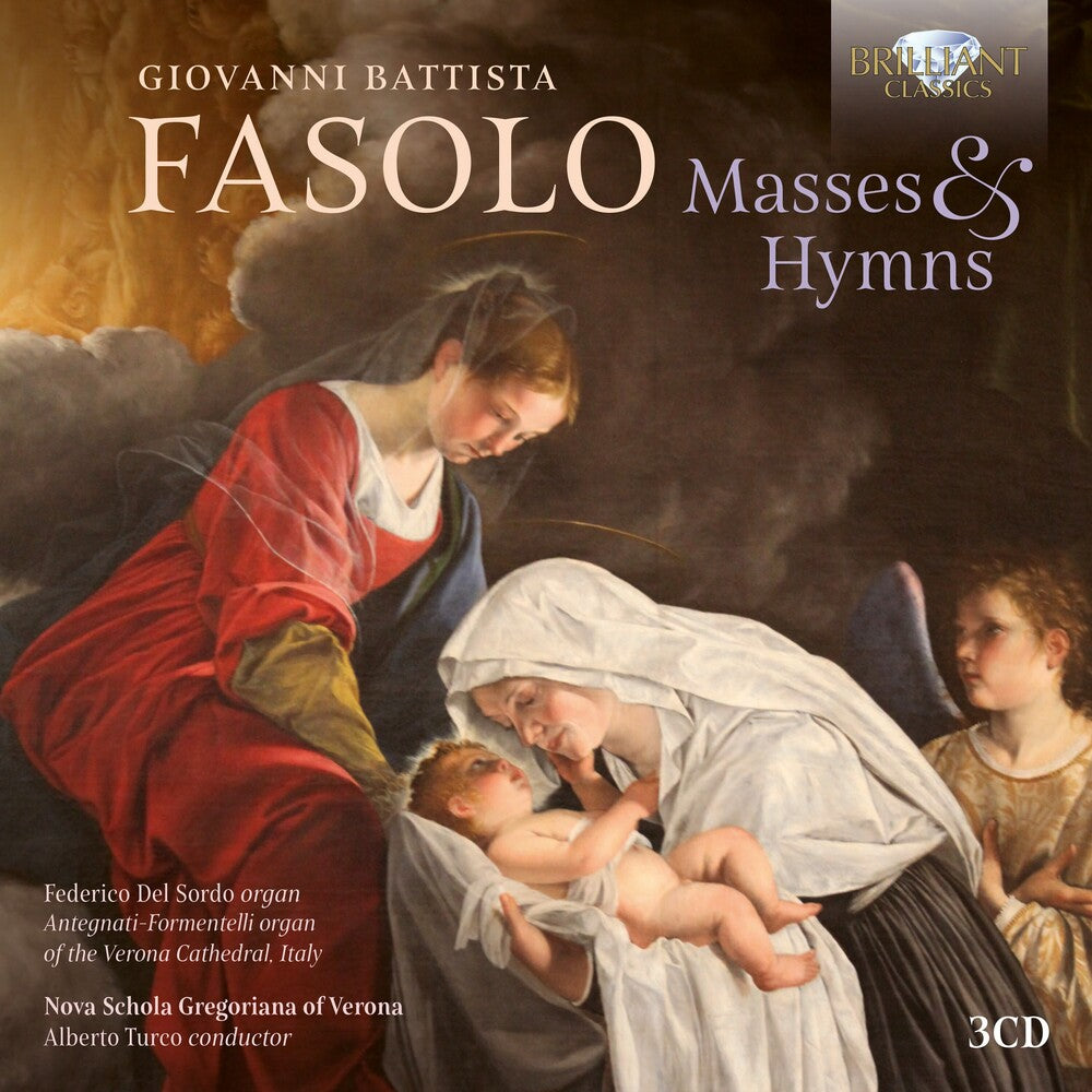 the album cover for Fasolo / Federico Del Sordo - Masses & Hymns
