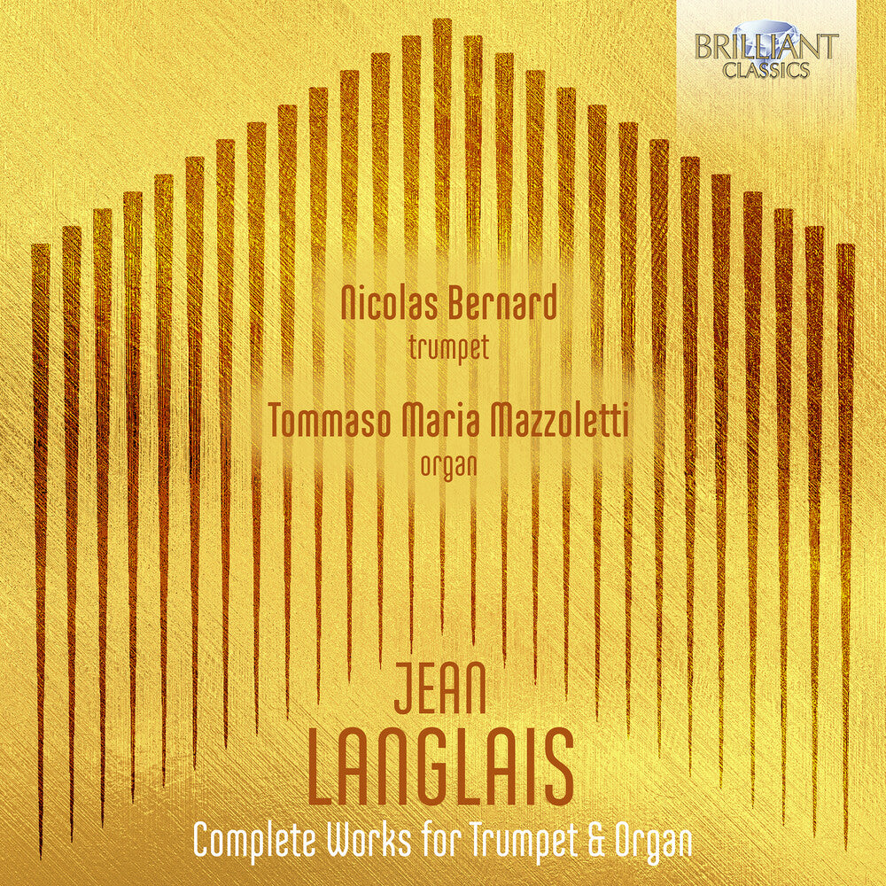 the album cover for Langlais / Bernard - Complete Music For Trumpet & Organ