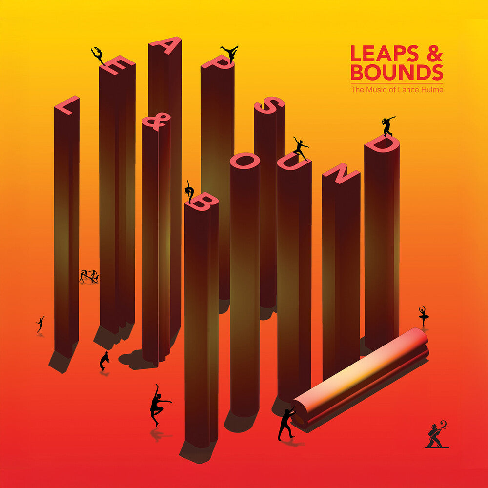 the album cover for Hulme / Brno Philharmonic Orchestra - Leaps & Bounds - The Music Of Lance Hulme