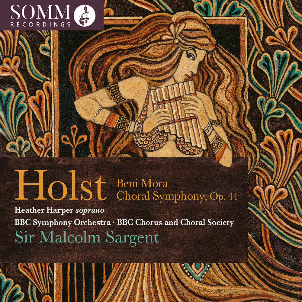 the album cover for Holst / Harper - Beni Mora Op. 29 No. 1 & Choral Symphony Op. 41