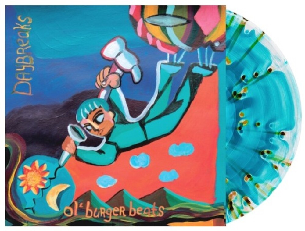 Ol' Burger Beats - Daybreaks -  [Ghostly Sea Blue w/Black & Green Splatter LP] Vinyl Record