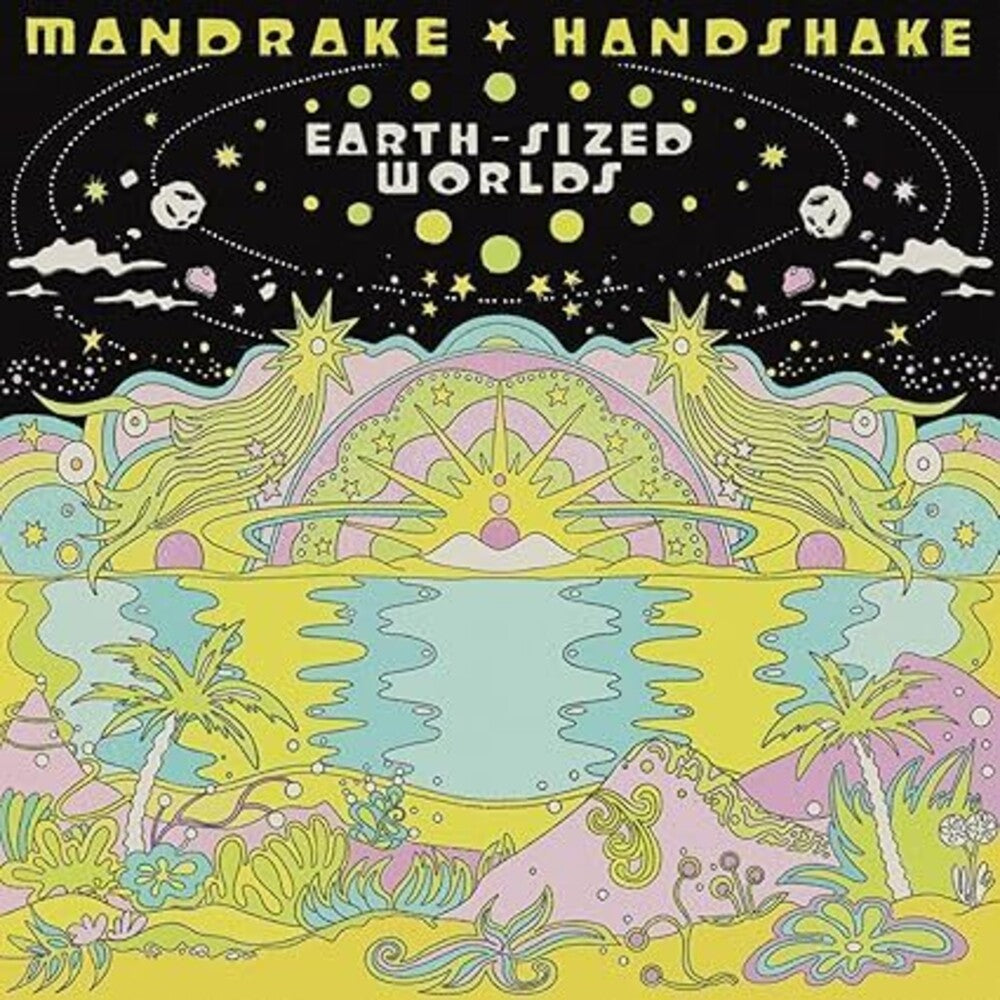 the album cover for Mandrake Handshake - Earth-Sized Worlds (Uk)