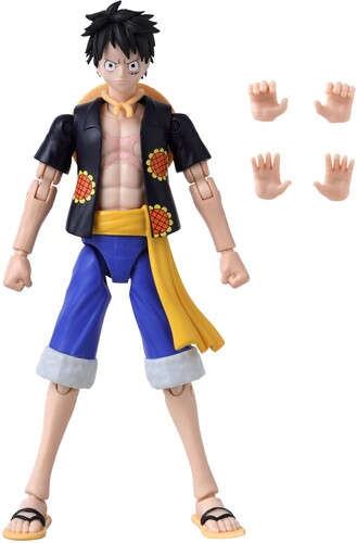 Bandai - Anime Heroes - One Piece - Monkey D. Luffy Dressrosa Ver. - Collectibles