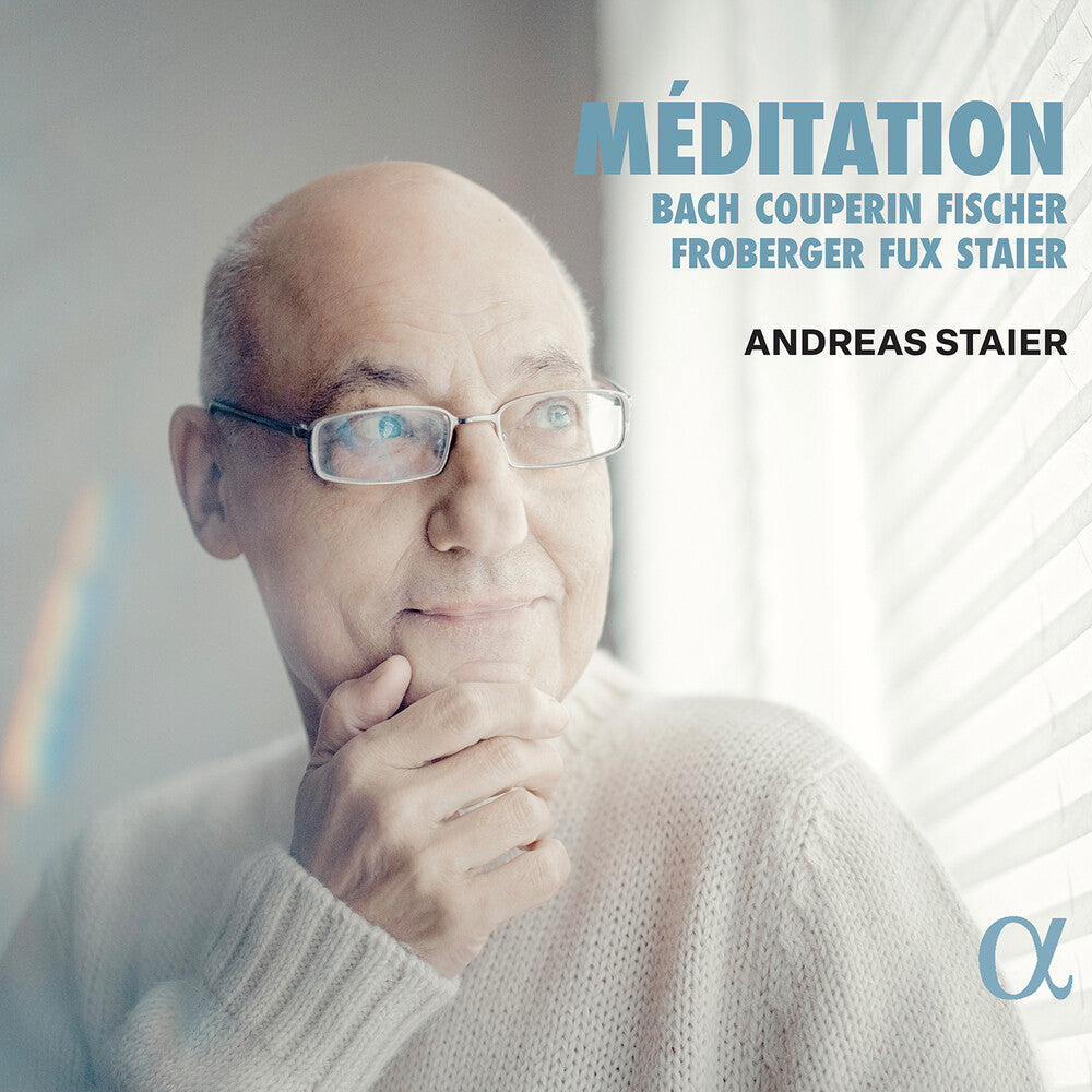 the album cover for J Bach .S. / Couperin / Froberger / Staier - Meditation