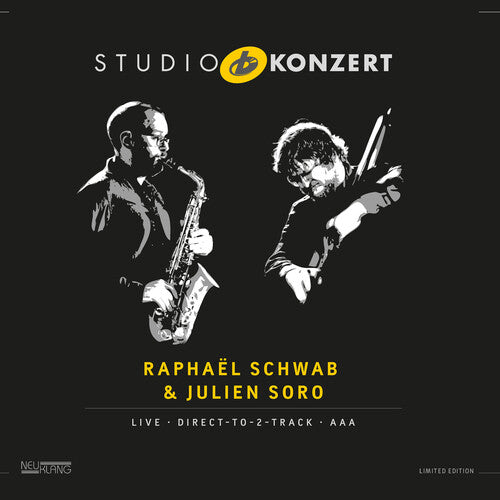 Schwab,raphael / Soro,julien - Studio Konzert - Vinyl Record