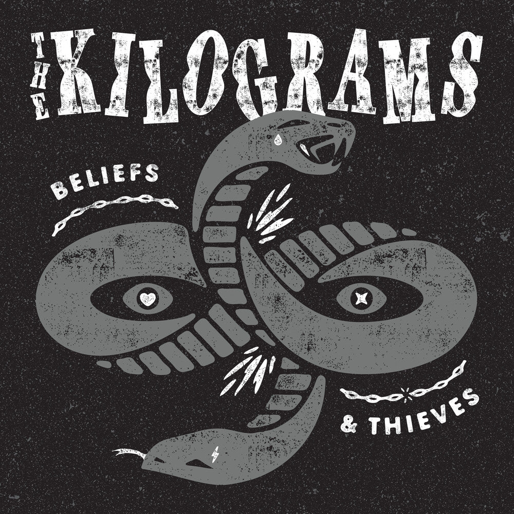 the album cover for Kilograms - Beliefs & Thieves