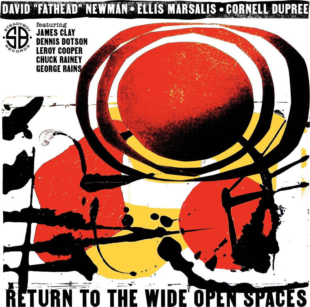 the album cover for David Newmand  Fathead / Marsalis,Ellis / Dupree - Return To The Wide Open Spaces