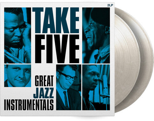 Various Artists - Take Five: Great Jazz Instrumentals [Ltd Crystal Clear & White] Vinyl Record