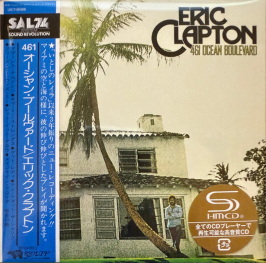 the album cover for Eric Clapton - 461 Ocean Boulevard (Jmlp) (Shm) (Jpn)