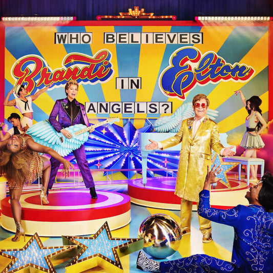 the album cover for Elton John &amp; Brandi Carlile - Who Believes In Angels - Cd+Dvd Deluxe Edition