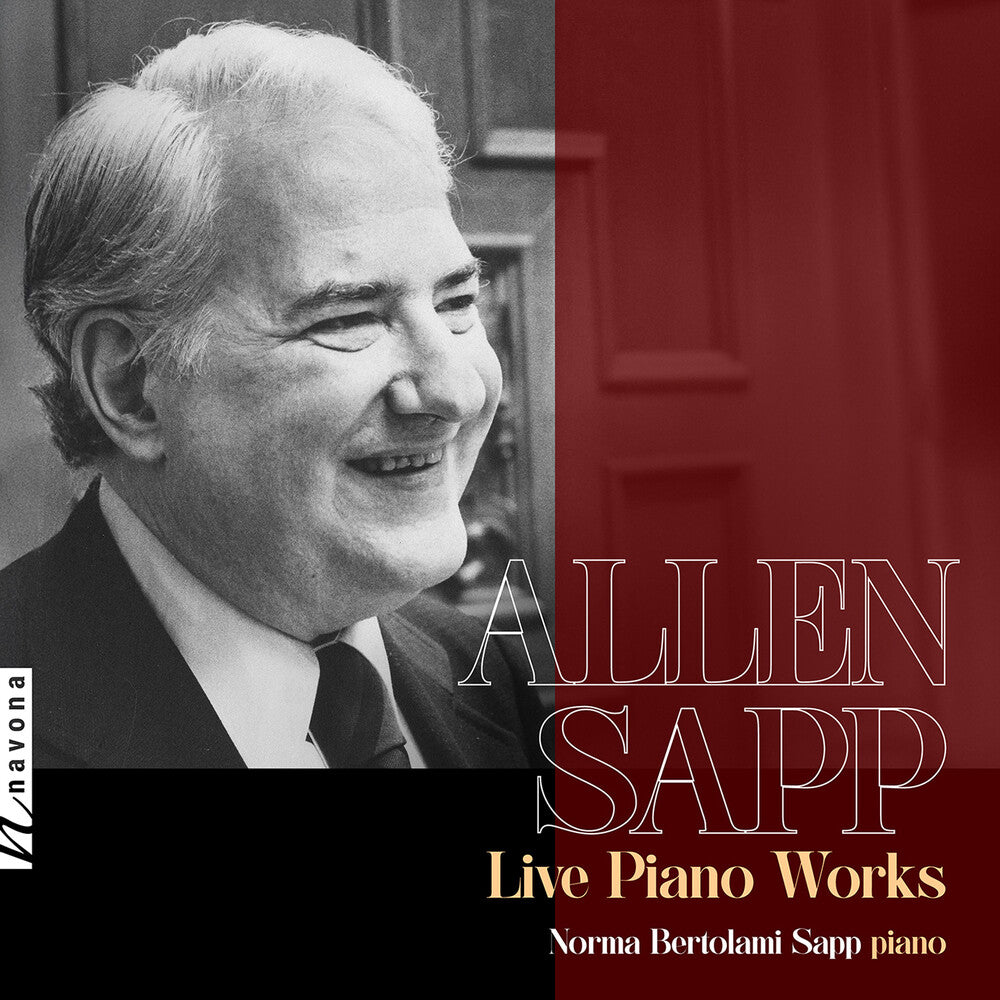 the album cover for Sapp - Live Pno Works