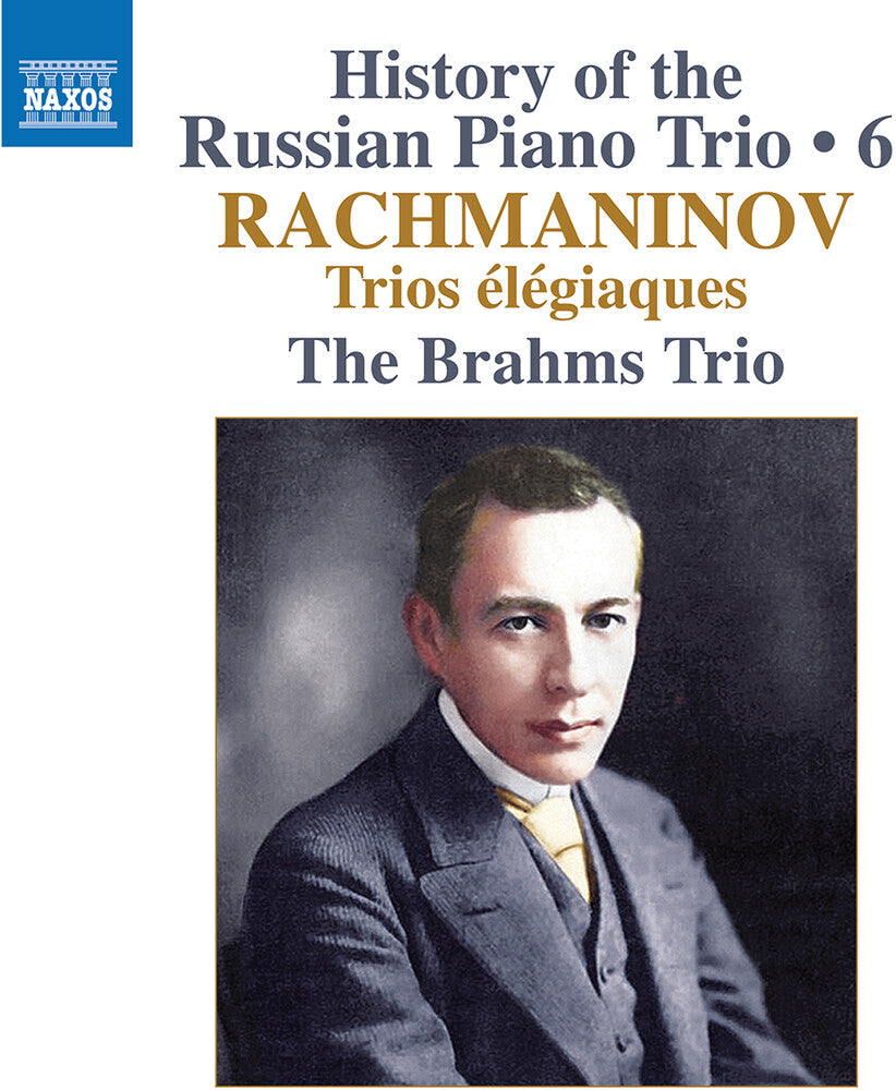 the album cover for Brahms Trio - History Of The Russian Pno Trio Vol. 6 / Trios